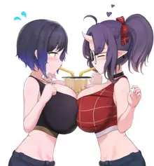 🥤(?) 💜💙, 日本語