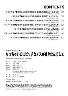 ちっちゃいのにビッチなメスが好きなんでしょ, 日本語