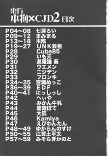 東方本物×CJD合同2, 日本語