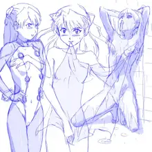 Toy Asuka sketches and montages, 日本語