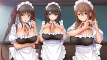 トリプルま●こに挿れ放題!次はメイドで4Pハーレム!～文化祭で巨乳メイドの彼女たちとご奉仕エッチ!～, 日本語