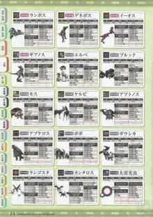 モンスターデータ ハンドブック, 日本語