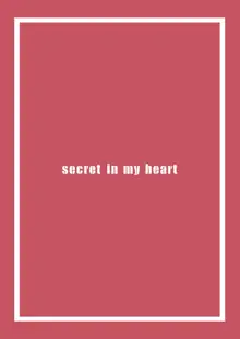 secret in my heart, 日本語