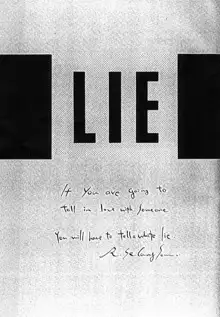 LIE -嘘-, 日本語