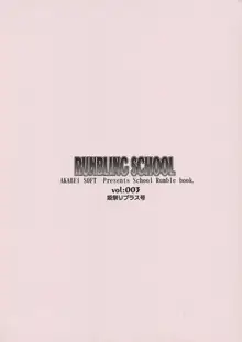 RUNBLING SCHOOL 003, 日本語