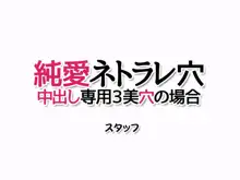 純愛ネトラレ穴 中出し専用3美穴の場合, 日本語