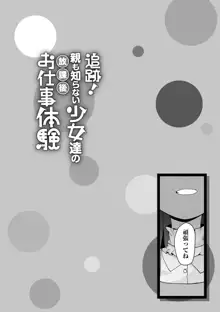 追跡！親も知らない少女達の放課後お仕事体験, 日本語