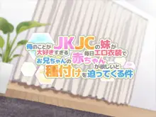 俺のことが大好きすぎるJK・JCの妹3人が毎日エロ衣装でお兄ちゃんの赤ちゃんが欲しいと種付けを迫ってくる件, 日本語