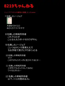 裏サイトで違法ロリ盗撮画像をやりとりする愛好家たち 【総集編】, 日本語