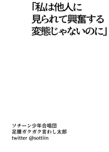 私は他人に見られて興奮する変態じゃないのに, 日本語