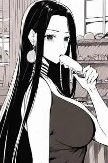 Boa Hancock Weight Gain - HirumaDiabe - Patreon - DeviantArt -, 日本語