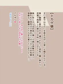 100円まもの娘シリーズ「トカゲ娘」, 日本語