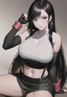 Tifa Lockhart - test on different styles and poses, 日本語