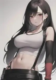 Tifa Lockhart - test on different styles and poses, 日本語