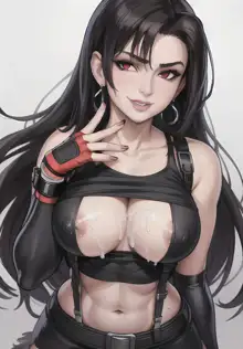 Tifa Lockhart - test on different styles and poses, 日本語