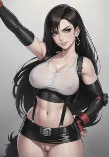 Tifa Lockhart - test on different styles and poses, 日本語