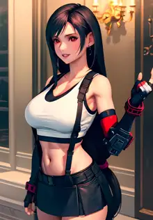 Tifa Lockhart - test on different styles and poses, 日本語