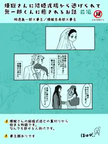 煉獄さんに結婚式場から逃げられて無一郎くんに癒されるお話【前編】, 日本語