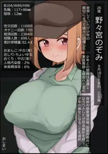 爆乳少女の国営肉便所化計画進行中 むちむち娘の野々宮のぞみ編, 日本語