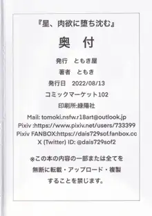 星、肉欲に堕ち沈む, 日本語