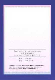 「おにぃ…こえ、出ちゃう…っ」～塩ギャルほどベッドの上ではよく喘ぐ!? 1, 日本語