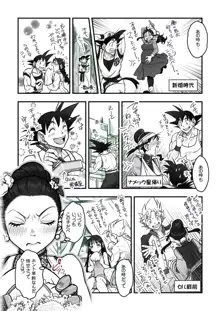 Goku x Chichi story throughout time, 日本語