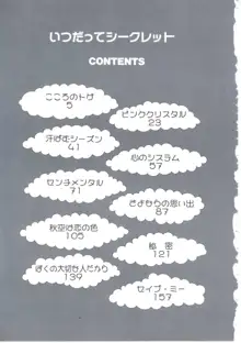 いつだってシークレット, 日本語