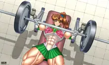 mighty cosplay muscle girl, 日本語