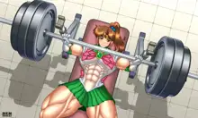 mighty cosplay muscle girl, 日本語