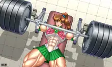 mighty cosplay muscle girl, 日本語