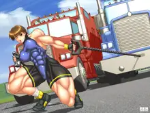 mighty cosplay muscle girl, 日本語