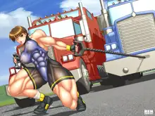 mighty cosplay muscle girl, 日本語