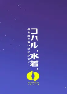 コハル、水着、何も起きないはずがなく・・・, 日本語