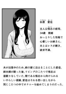 巨乳で美人な叔母さんがこたつでオナニーしてたから朝までハメまくった。, 日本語