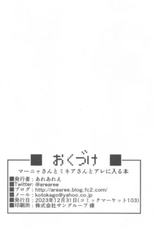 マーニャさんとミネアさんとアレに入る本, 日本語