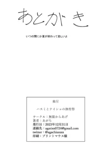 ハスミとないしょの体育祭, 日本語