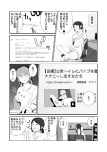 公衆トイレで盗撮されオナニーにハマる女子, 日本語