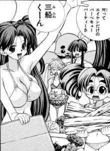 Eiken manga fanservice, 日本語