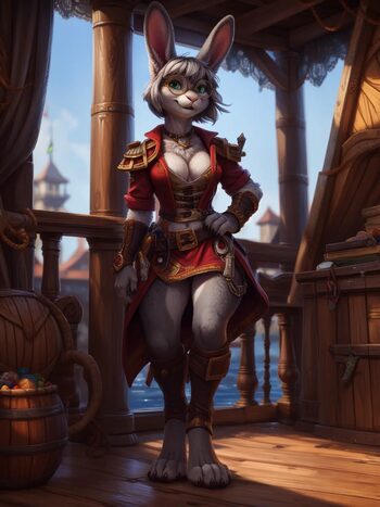 Furry Pirates AI Art, 日本語