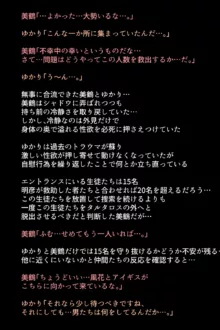 シャドウに弄ばれたヒロインたちは性欲を抑えきれなくなっていく!?, 日本語