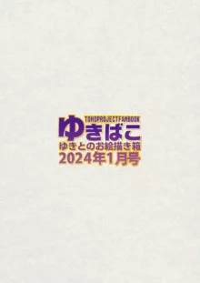 ゆきばこ ゆきとのお絵描き箱 2024年1月号 あまあまえっちな幻想郷, 日本語