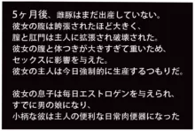 雌豚奴隷母,孕ませられる～後編, 日本語