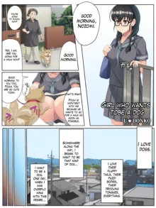 犬願望の女の子, 日本語