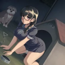 犬願望の女の子, 日本語