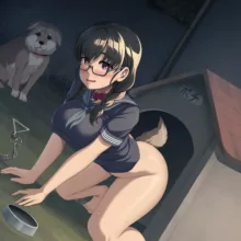 犬願望の女の子, 日本語