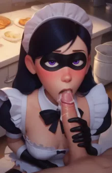 AICHARGEN Violet Parr Handjobs, 日本語