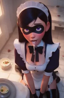 AICHARGEN Violet Parr Handjobs, 日本語