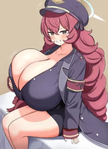 爆乳イロハちゃん(ブルアカ)で見抜き, 日本語