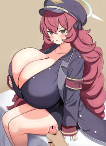 爆乳イロハちゃん(ブルアカ)で見抜き, 日本語