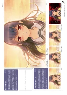 Kimi to Kanojo to Kanojo no Koi. Visual Fan Book, 日本語